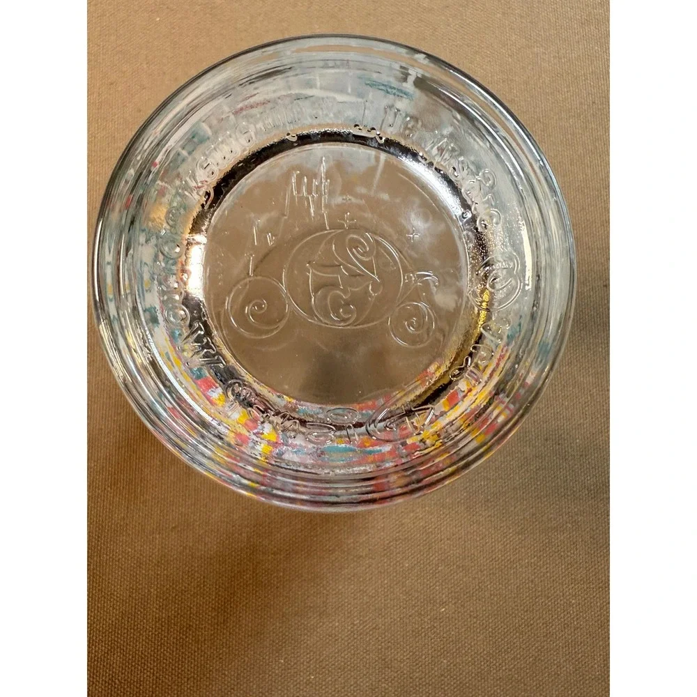 Vintage McDonalds Disney World Remember the Magic 25th Glass Etched‎ Donald Duck